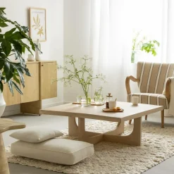 Made in Meubles Table basse en bois de manguier Atlas