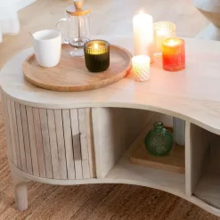 Made in Meubles Table basse en bois de manguier Macha