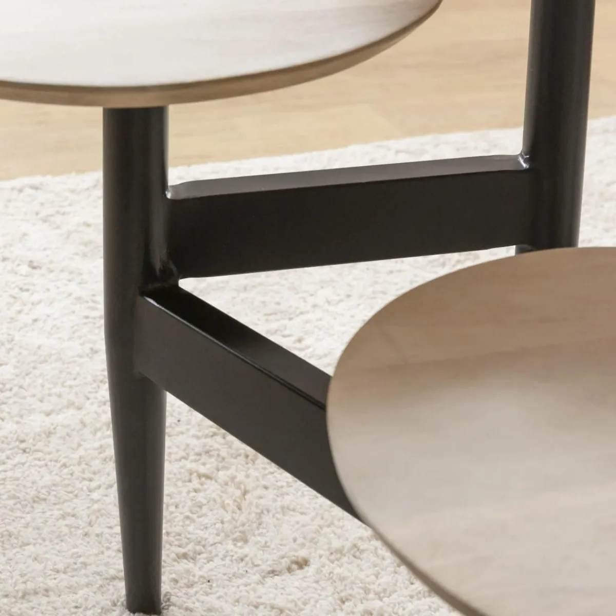 Made in Meubles Table basse en bois de manguier Dounia