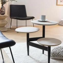 Made in Meubles Table basse en bois de manguier Dounia