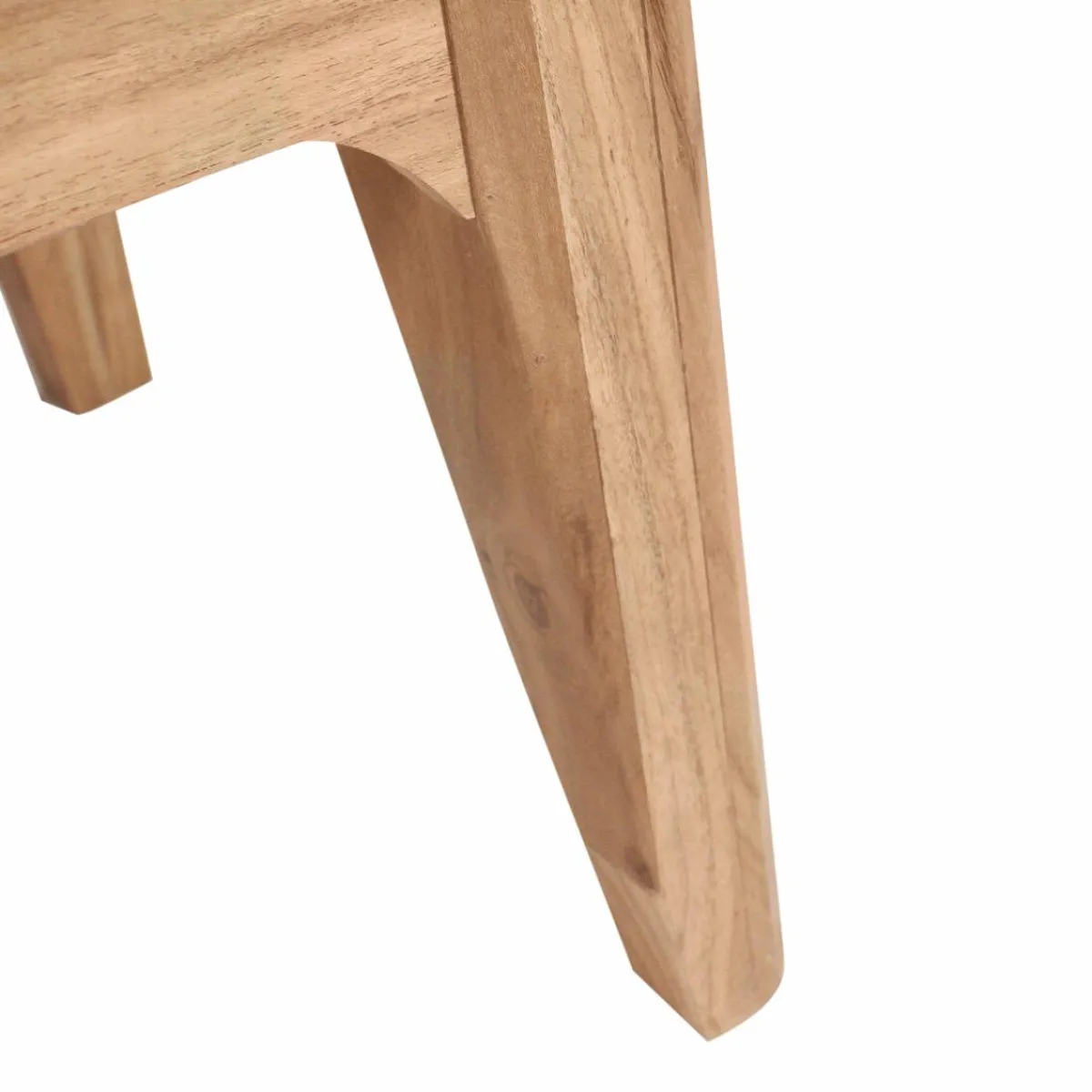 Made in Meubles Table basse en bois de manguier et marbre Arthuro
