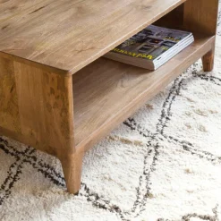Made in Meubles Table basse en bois de manguier Eloi
