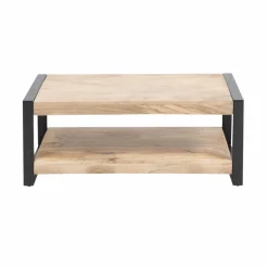 Made in Meubles Table basse en bois de manguier 100 cm New-York