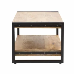 Made in Meubles Table basse en bois de manguier 100 cm New-York