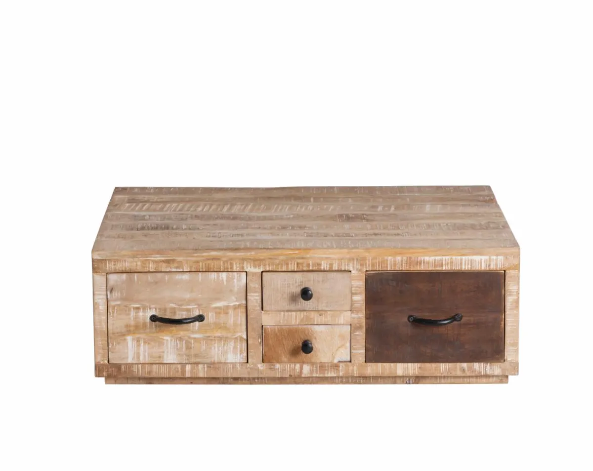 Made in Meubles Table basse en bois de manguier Pio