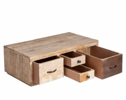 Made in Meubles Table basse en bois de manguier Pio