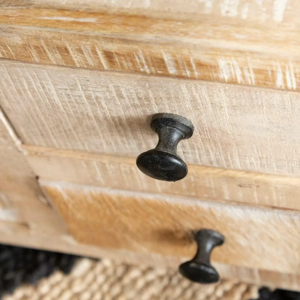 Made in Meubles Table basse en bois de manguier Pio