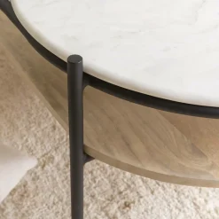 Made in Meubles Table basse en bois de manguier Florentin