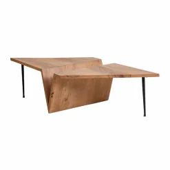 Made in Meubles Table basse en bois de manguier Letizia