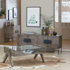Made in Meubles Table basse en bois de manguier Chloe