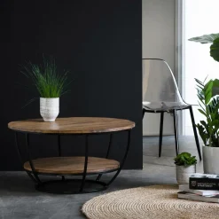 Made in Meubles Table basse en bois de manguier Rita
