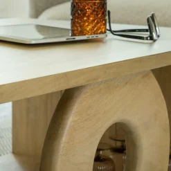 Made in Meubles Table basse en bois de manguier Alwen