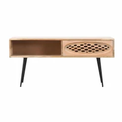 Made in Meubles Table basse en bois de manguier Golf