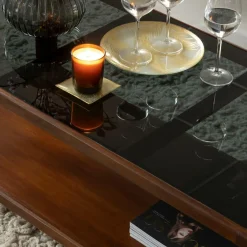 Made in Meubles Table basse en bois de manguier Onane