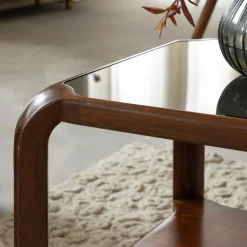 Made in Meubles Table basse en bois de manguier Onane