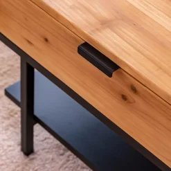 Made in Meubles Table basse en bois de sapin Enola