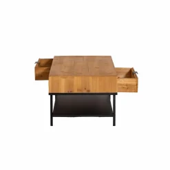 Made in Meubles Table basse en bois de sapin Enola