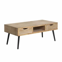 Made in Meubles Table basse en bois de sapin Natural