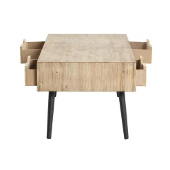 Made in Meubles Table basse en bois de sapin Natural
