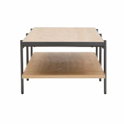 Made in Meubles Table basse en bois et métal Livia