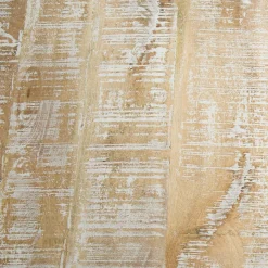 Made in Meubles Table basse en bois reyclé et métal White