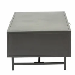 Made in Meubles Table basse en métal noir Claudine