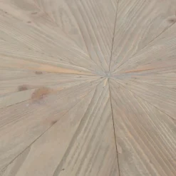 Made in Meubles Table basse en verre et bois de sapin April