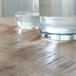 Made in Meubles Table basse gigogne en bois de manguier Anouck