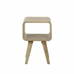 Made in Meubles Table de chevet avec niche en bois de manguier Maëva