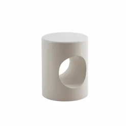 Made in Meubles Table de chevet en bois blanc peint Amelie
