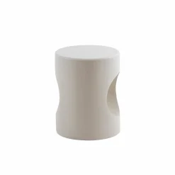 Made in Meubles Table de chevet en bois blanc peint Amelie
