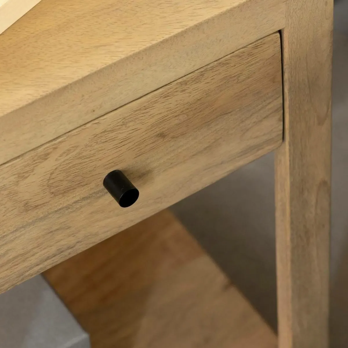 Made in Meubles Table de chevet en bois de manguier Amara