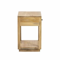 Made in Meubles Table de chevet en bois de manguier Amara