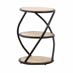 Made in Meubles Table de chevet en bois de manguier Mykonos