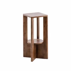 Made in Meubles Table de chevet en bois de manguier Erine