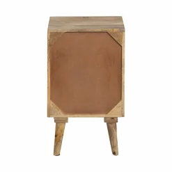 Made in Meubles Table de chevet en bois de manguier 4 tiroirs Maëva