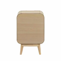 Made in Meubles Table de chevet en bois de paulownia Nilo