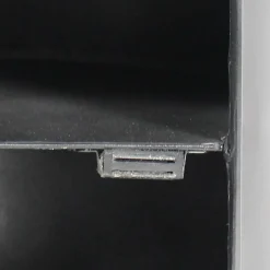Made in Meubles Table de chevet en métal gris Meryl