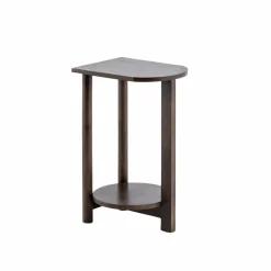 Made in Meubles Table de chevet ovale en bois de manguier Sharon