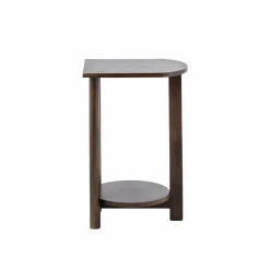Made in Meubles Table de chevet ovale en bois de manguier Sharon