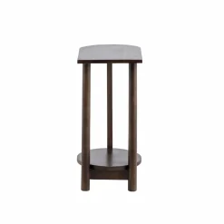 Made in Meubles Table de chevet ovale en bois de manguier Sharon