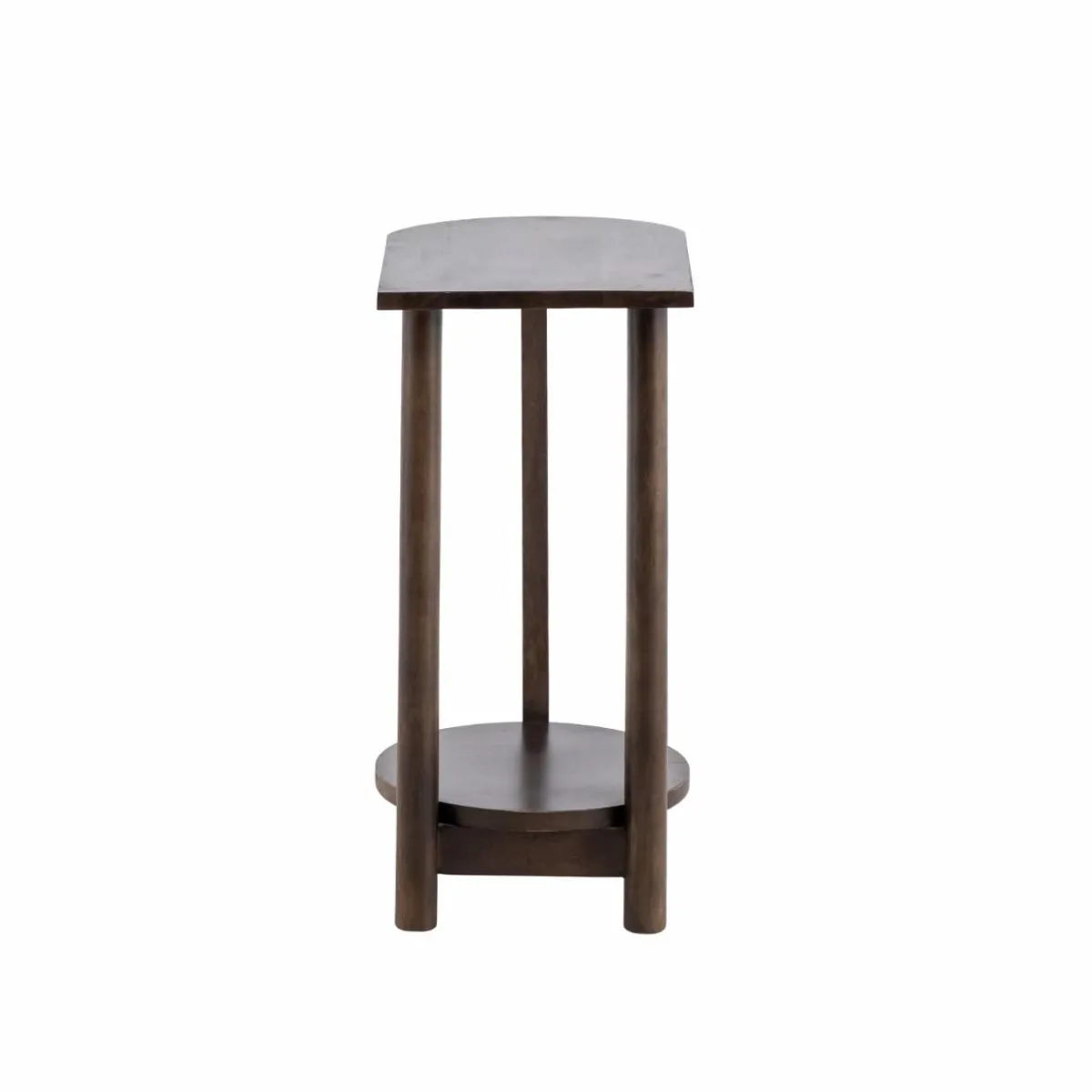 Made in Meubles Table de chevet ovale en bois de manguier Sharon