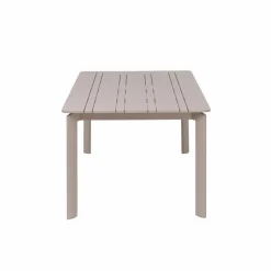 Made in Meubles Table de jardin en aluminium taupe 8 places Kaïa
