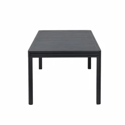 Made in Meubles Table de jardin en aluminium rectangulaire gris Kaïa