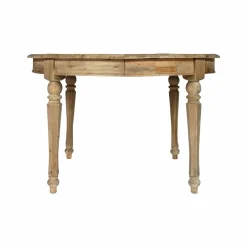 Made in Meubles Table à manger avec allonges en bois recyclé Garance