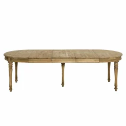 Made in Meubles Table à manger avec allonges en bois recyclé Garance
