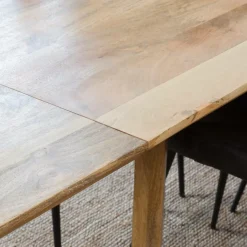Made in Meubles Table à manger avec allonges en bois de manguier Wood