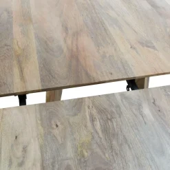 Made in Meubles Table à manger avec allonges en bois de manguier Wood