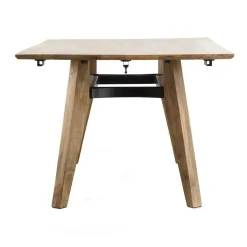 Made in Meubles Table à manger avec allonges en bois de manguier Wood