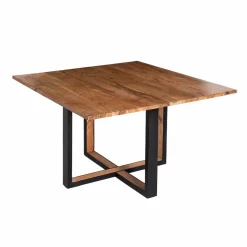 Made in Meubles Table à manger en bois d'acacia Laurie